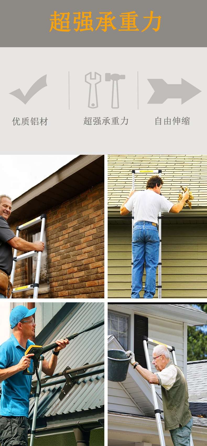 Articulated Telescopic Ladder detail view 6