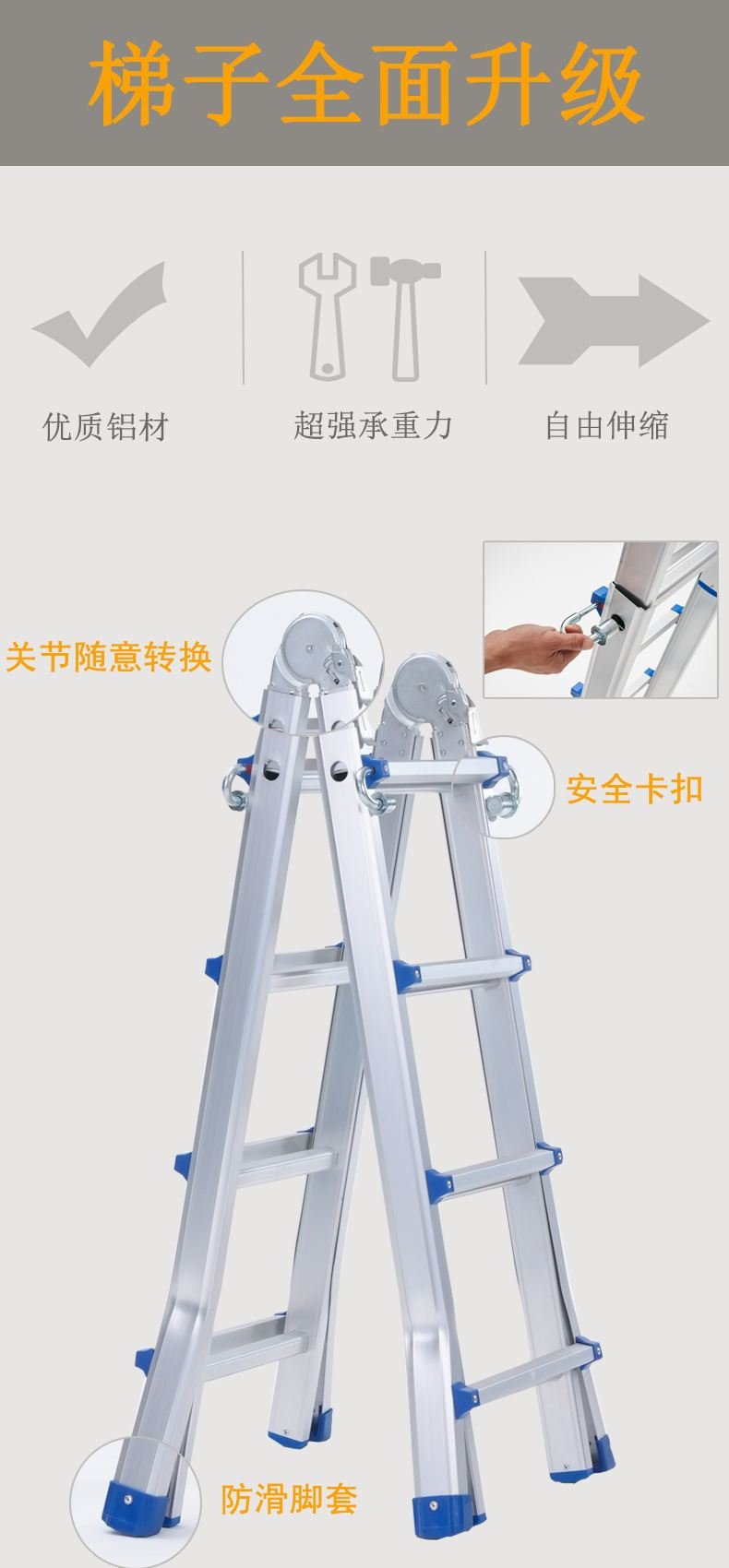 Little Giant Style Ladder detail view 5